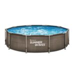 (DL) Piscina cadru metalic Summer Waves, 305x76 cm, 4.800 litri, cu pompa de filtrare