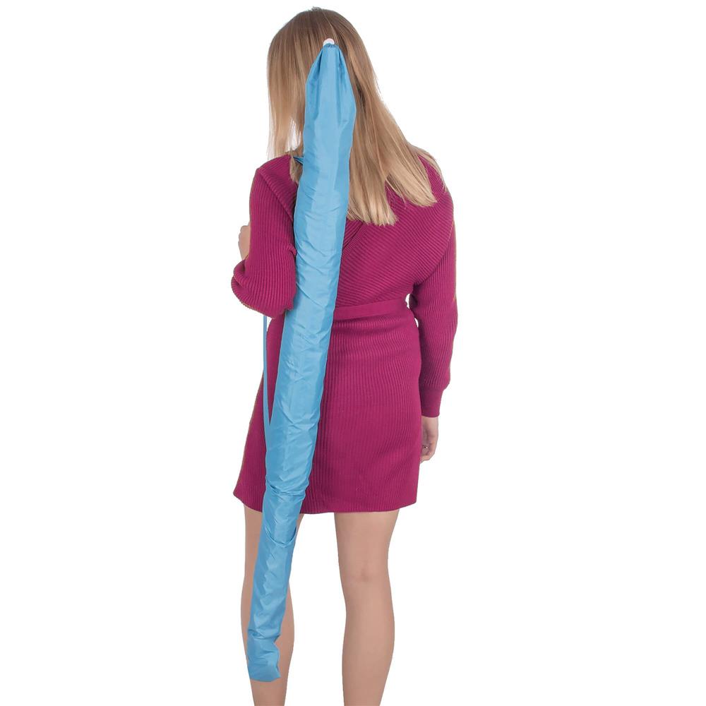 Umbrela tip cort de plaja XXL, cu 2 pereti laterali, protectie UV, inaltime reglabila 140-220 cm, albastru - imagine 12