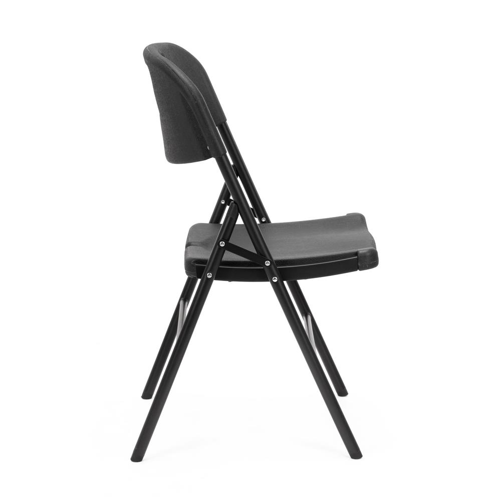 Scaun pliant din plastic pentru catering sau terasa, sarcina 150kg, negru - imagine 24