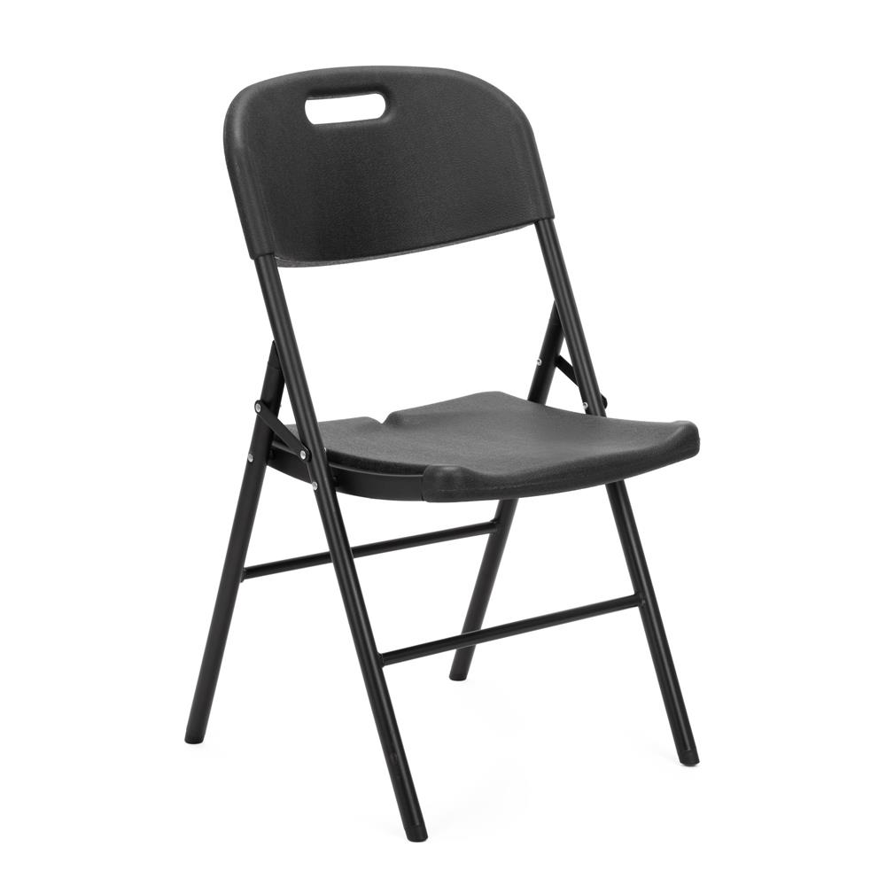 Scaun pliant din plastic pentru catering sau terasa, sarcina 150kg, negru - imagine 25