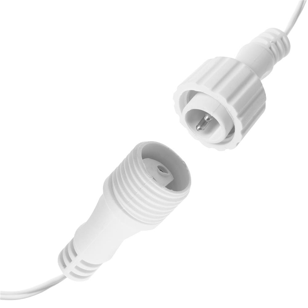 Ghirlanda luminoasa tip perdea 500 LED-uri, 20m, pentru interior/exterior, iluminare albastra - imagine 27