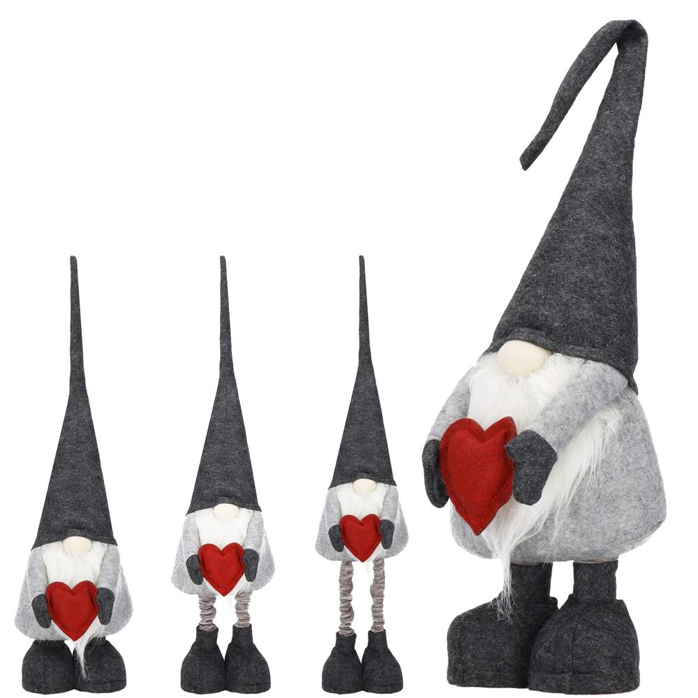 Figurina Craciun, Spiridus, picioare telescopice, inaltime extensibila 63-80 cm - imagine 11