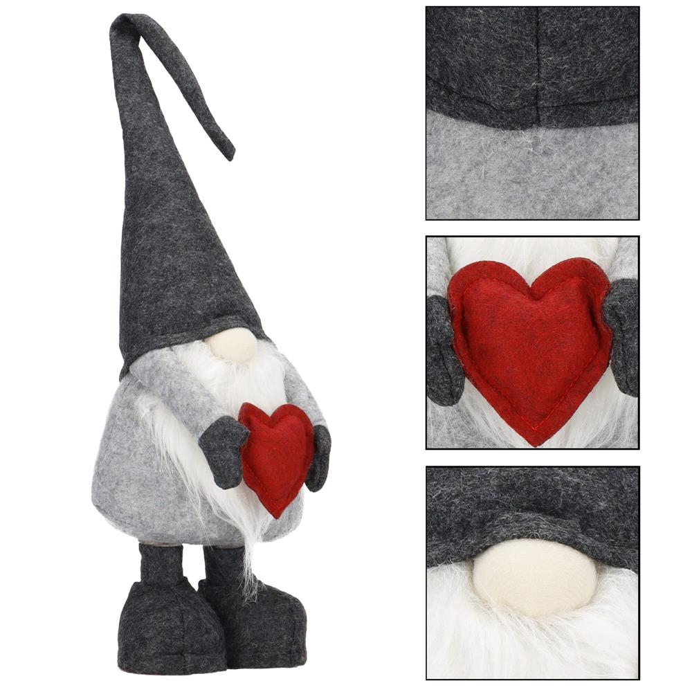 Figurina Craciun, Spiridus, picioare telescopice, inaltime extensibila 63-80 cm - imagine 26