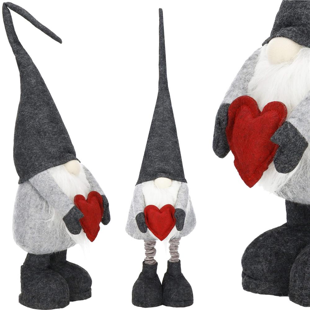 Figurina Craciun, Spiridus, picioare telescopice, inaltime extensibila 63-80 cm - imagine 29