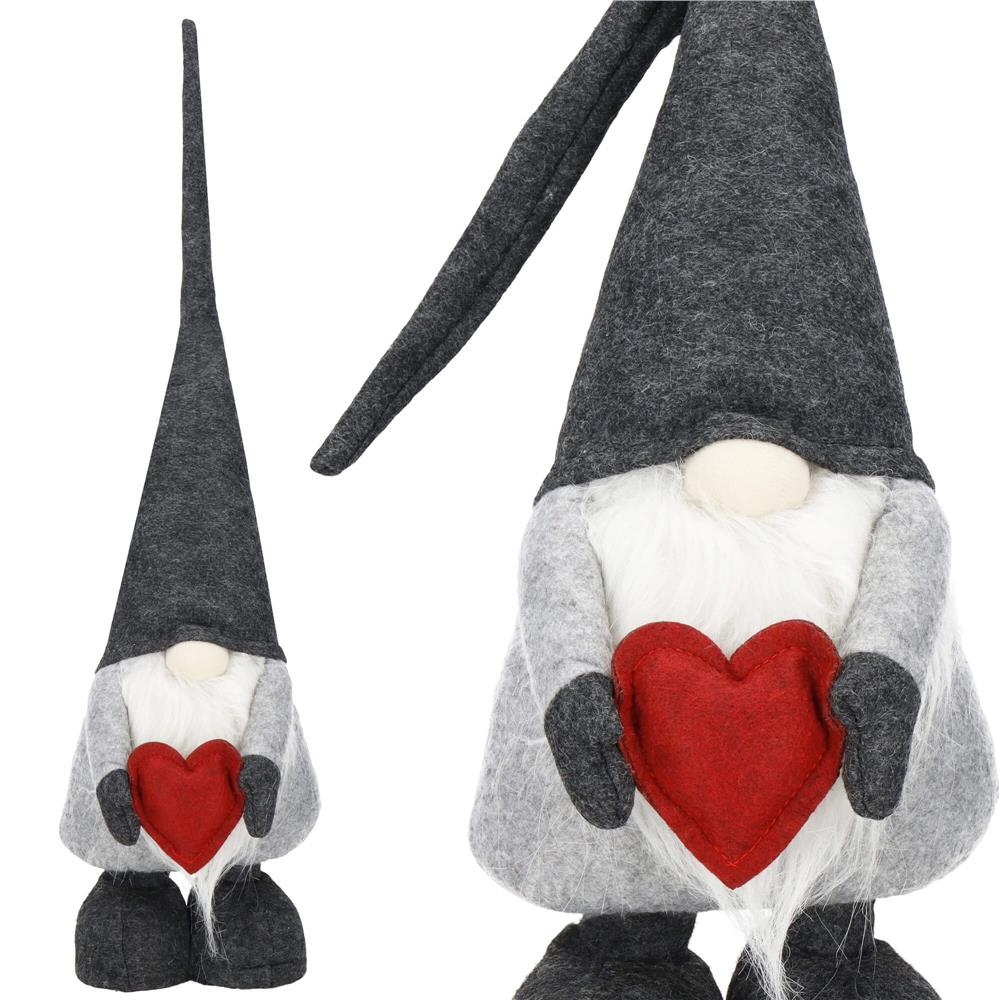 Figurina Craciun, Spiridus, picioare telescopice, inaltime extensibila 63-80 cm - imagine 13