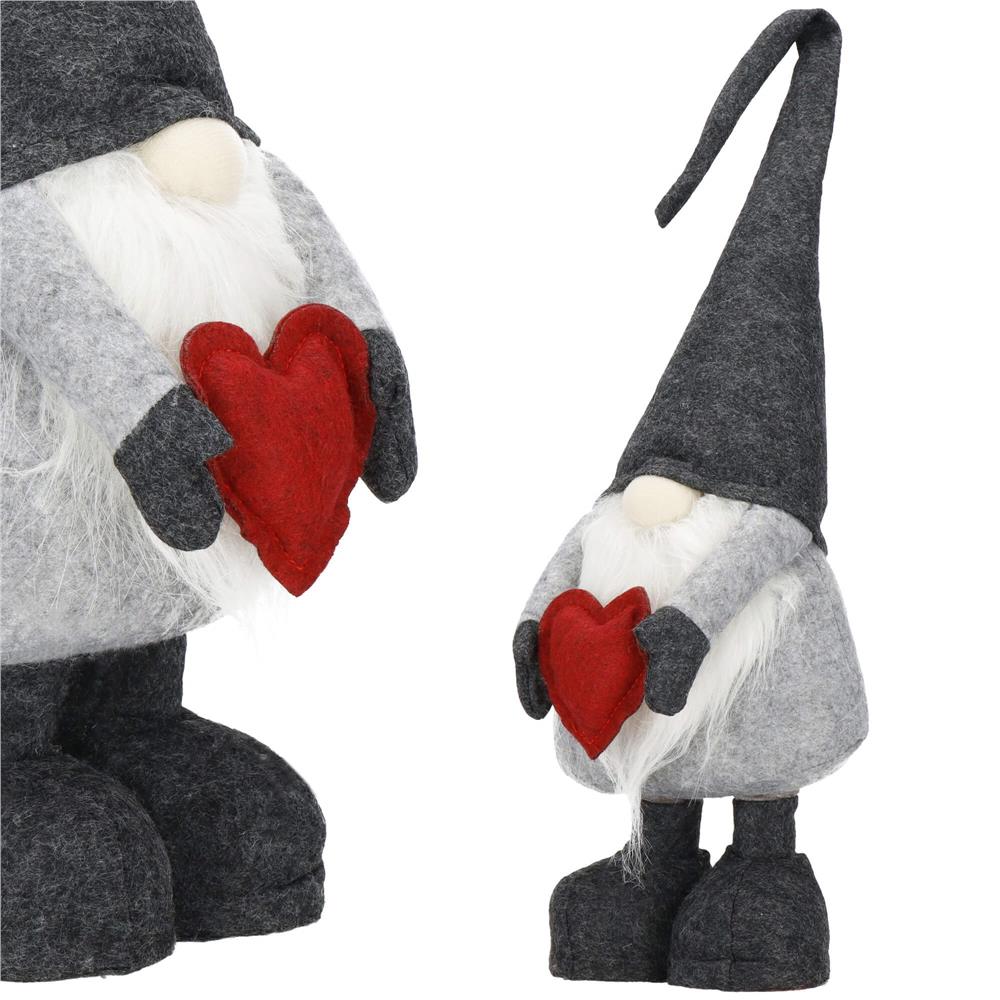 Figurina Craciun, Spiridus, picioare telescopice, inaltime extensibila 63-80 cm - imagine 31