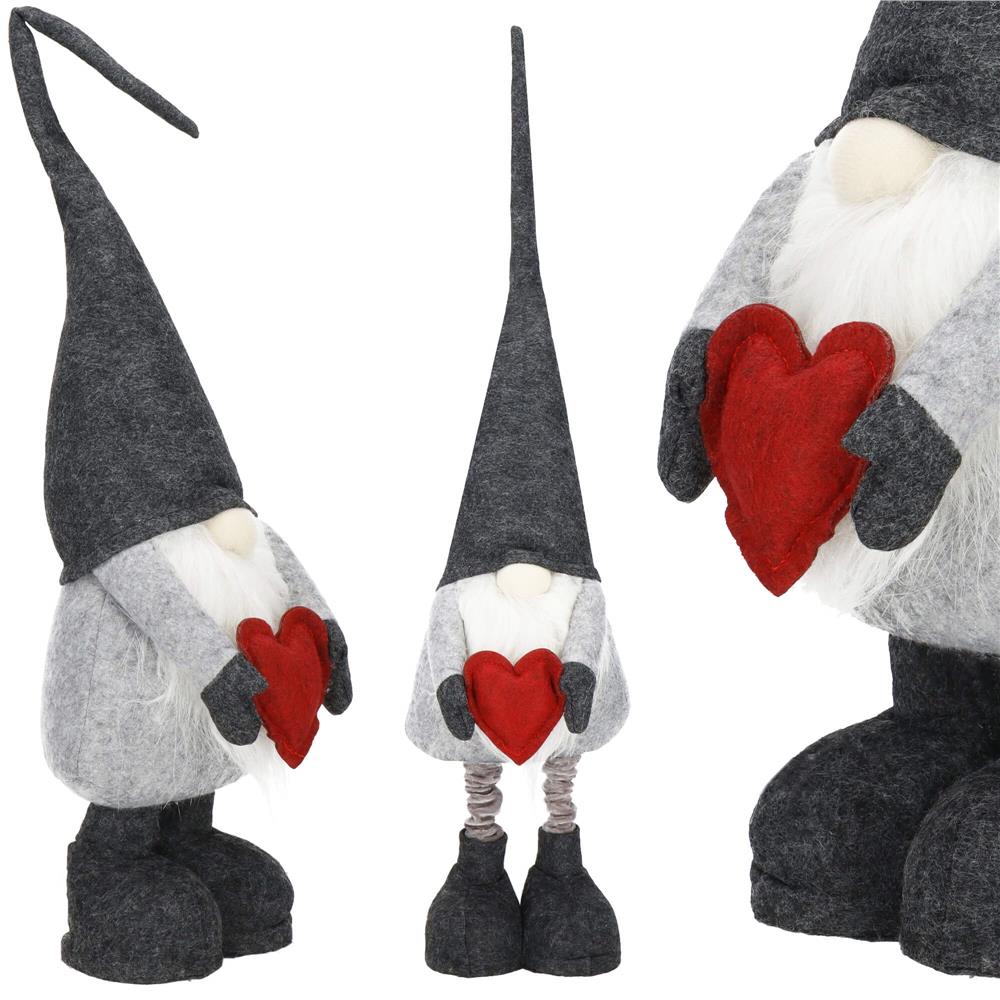 Figurina Craciun, Spiridus, picioare telescopice, inaltime extensibila 63-80 cm - imagine 14