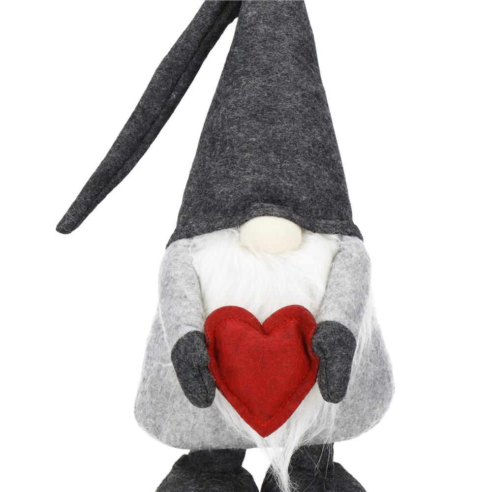 Figurina Craciun, Spiridus, picioare telescopice, inaltime extensibila 63-80 cm - imagine 19