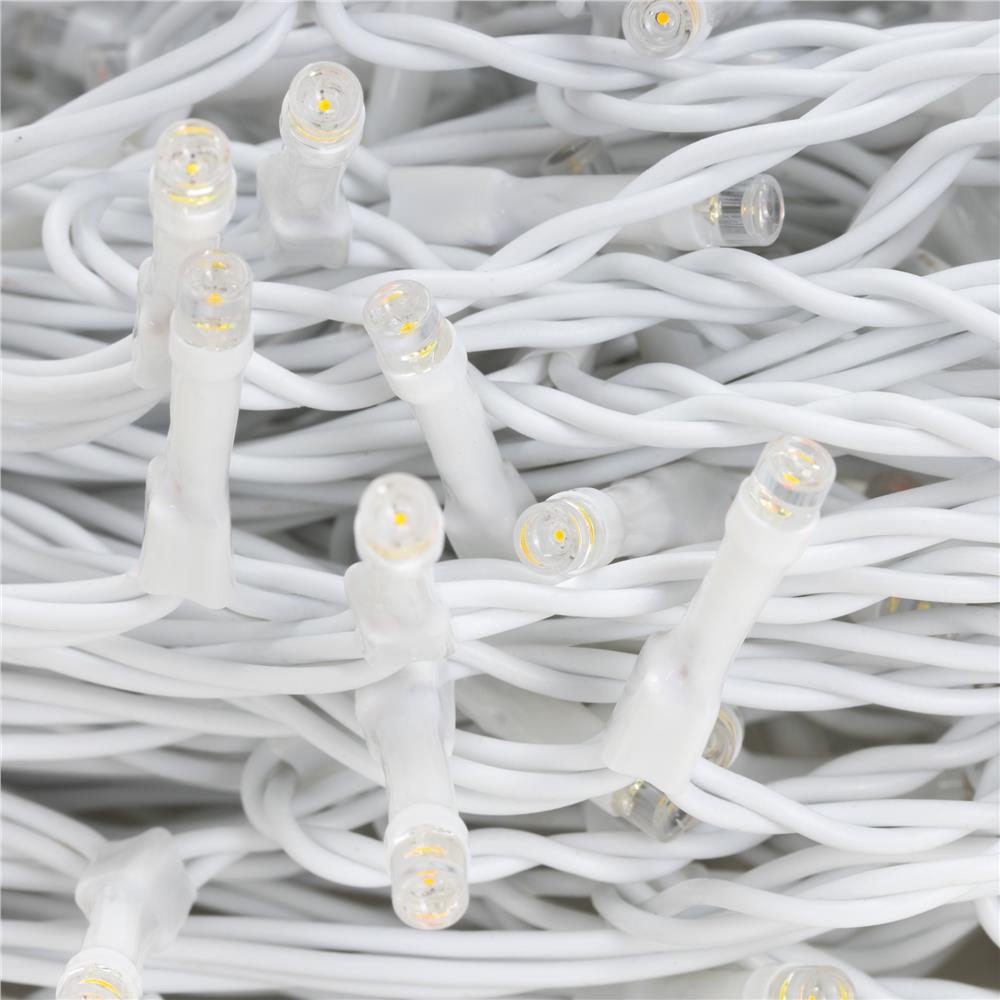 Ghirlanda luminoasa tip perdea 300 LED-uri, 12m, pentru interior/exterior, iluminare galbena - imagine 18
