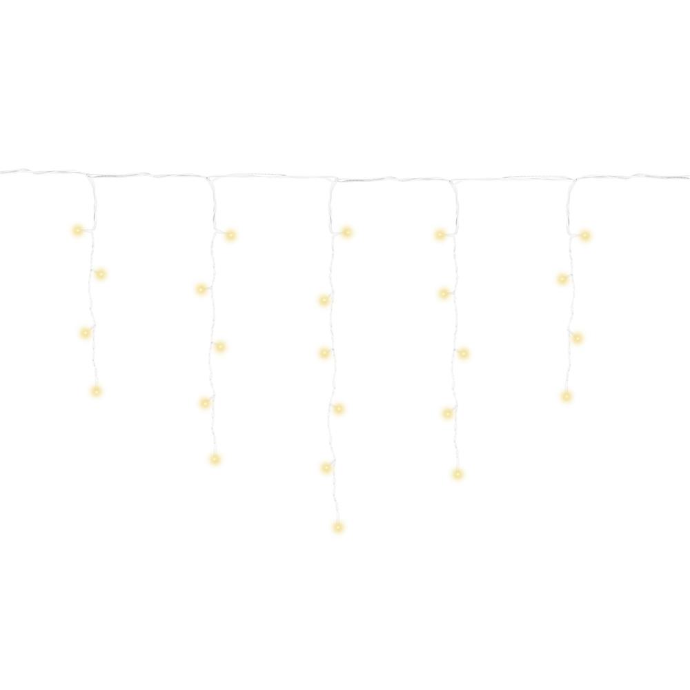Ghirlanda luminoasa tip perdea 300 LED-uri, 12m, pentru interior/exterior, iluminare galbena - imagine 23