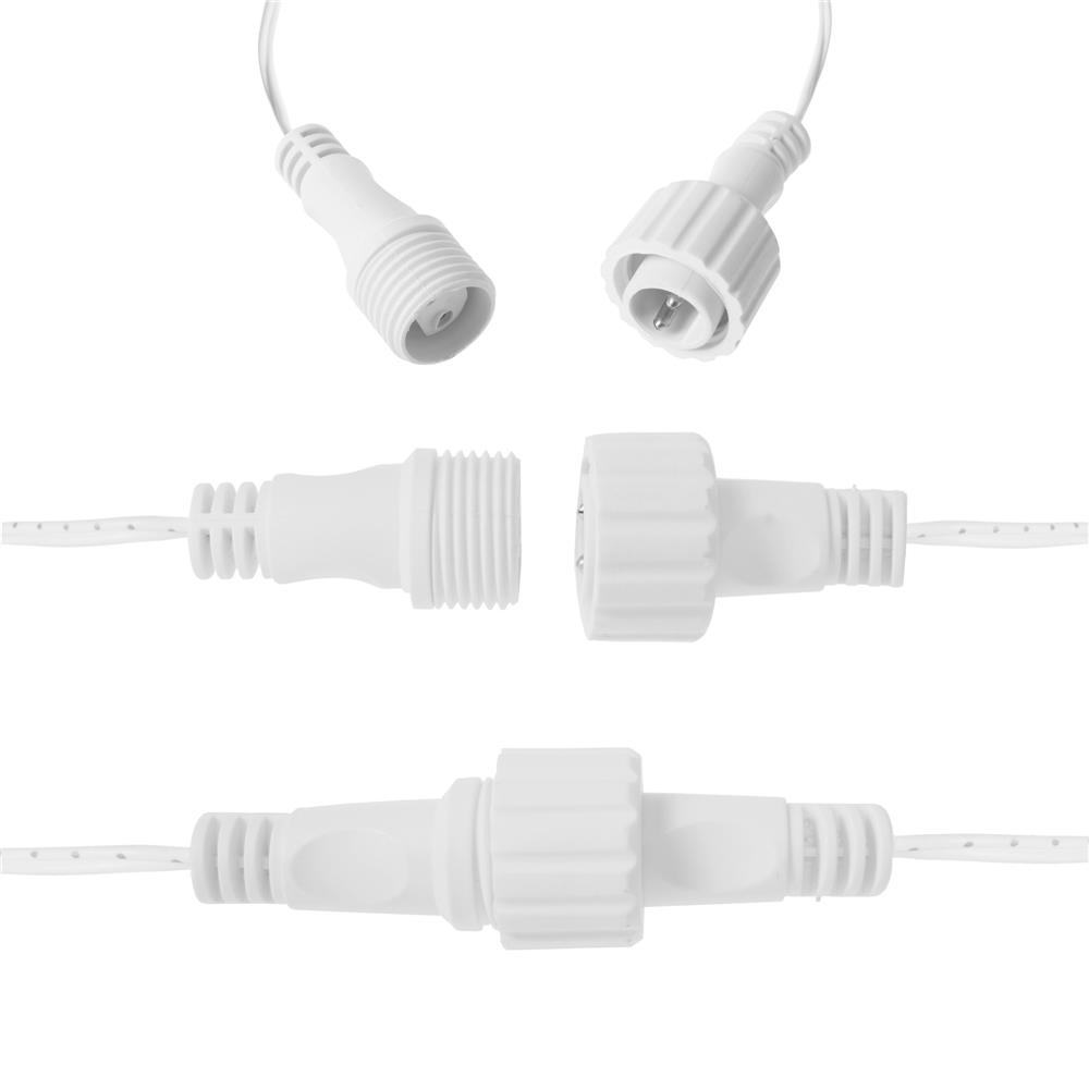 Ghirlanda luminoasa tip perdea 300 LED-uri, 12m, pentru interior/exterior, iluminare galbena - imagine 31