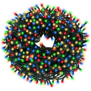 Instalatie luminoasa LED exterior/interior, 1000 LED-uri multicolor, 80 m, lumina constanta, IP44, conectabila