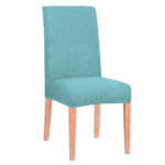 Husa universala pentru scaun, marime universala, poliester si spandex, 45 cm x 60 cm, albastru deschis