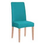 Husa universala pentru scaun, marime universala, poliester si spandex, 45 cm x 60 cm, albastru marin