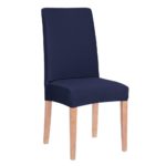 Husa universala pentru scaun, marime universala, poliester si spandex, 45 x 60 cm, bleumarin