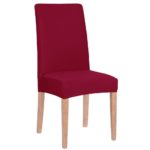 Husa universala pentru scaun, marime universala, poliester si spandex, 45 x 60 cm, grena