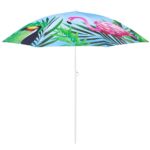 Umbrela de plaja pliabila, Sersimo BU021, 180cm, pasari
