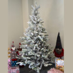 Brad artificial Christmas Deluxe by Sersimo, Frost, mix ace 2D+3D, 220cm
