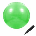 Minge pentru fitness sau yoga 65 cm, pompa inclusa, verde