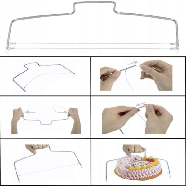 Set patiserie cu platou rotativ, 200 piese cu sabloane pentru ornarea prajiturilor - imagine 14