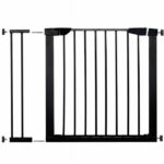 Poarta de siguranta Safety Gate pentru scari, ajustabila 89-96 cm, din otel, neagra