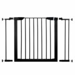 Poarta de siguranta Safety Gate pentru scari, ajustabila 97-103 cm, din otel, neagra