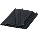 Set 20 cleme pentru panou de gard pentru intimitate in gradina, gri antracit
