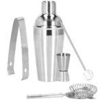 Set Cocktail Shaker Kit pentru barmani 550ml, KI20, 5 piese
