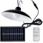 Lampa solara tip pendul, panou solar independent cu cablu de 3 metri, cu telecomanda