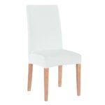 Husa universala pentru scaun, marime universala, poliester si spandex, 45 x 60 cm, alb