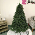 Brad artificial Christmas Deluxe by Sersimo, Canada verde, 3D, 180cm