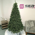 Brad artificial Christmas Deluxe by Sersimo, Canada verde, 3D, 210cm