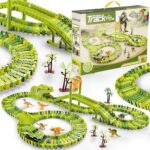 Circuit masinute Dinosaur Park, cu 168 de piese, pista configurabila
