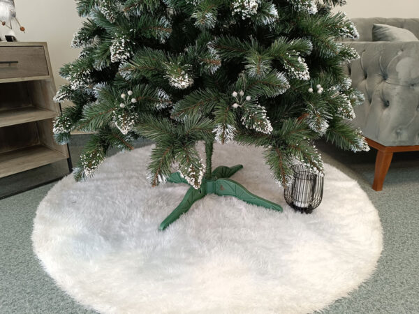 Brad artificial Christmas Deluxe by Sersimo, Crystal nins cu merisoare, 2D, 220cm - imagine 16