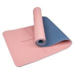 Saltea pentru antrenament, yoga, fitness, aerobic, pilates, exercitii la sol, 183x61cm, roz