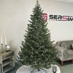 Brad artificial Christmas Deluxe by Sersimo, Viena verde, 3D, 230cm