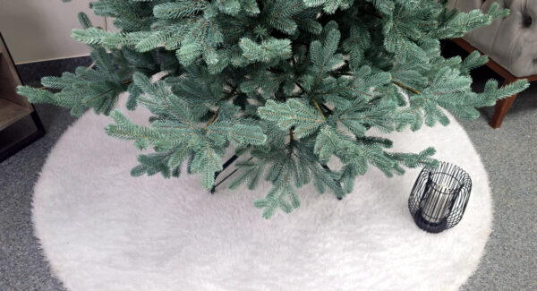 Brad artificial Christmas Deluxe by Sersimo, Viena Select argintiu, integral 3D, 210cm - imagine 5