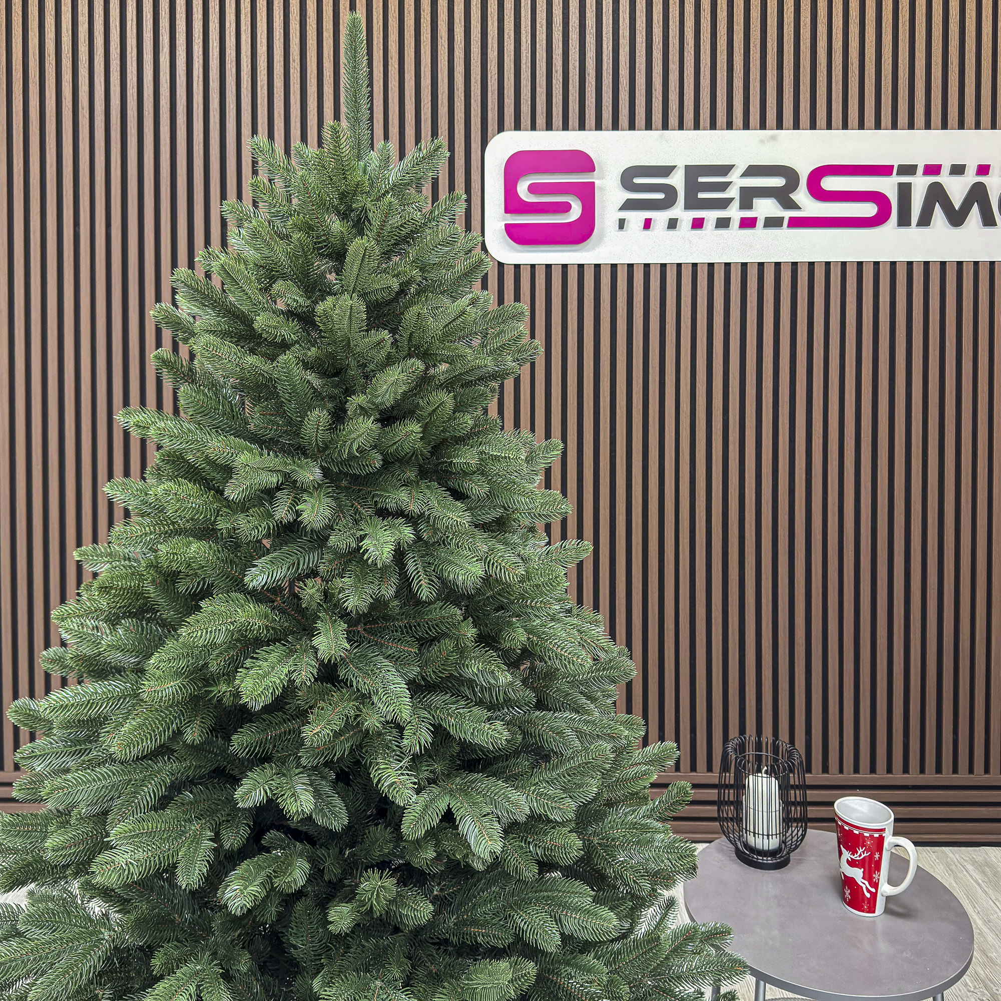 Brad artificial Christmas Deluxe by Sersimo, Laponia Select, integral 3D, 180cm - imagine 9