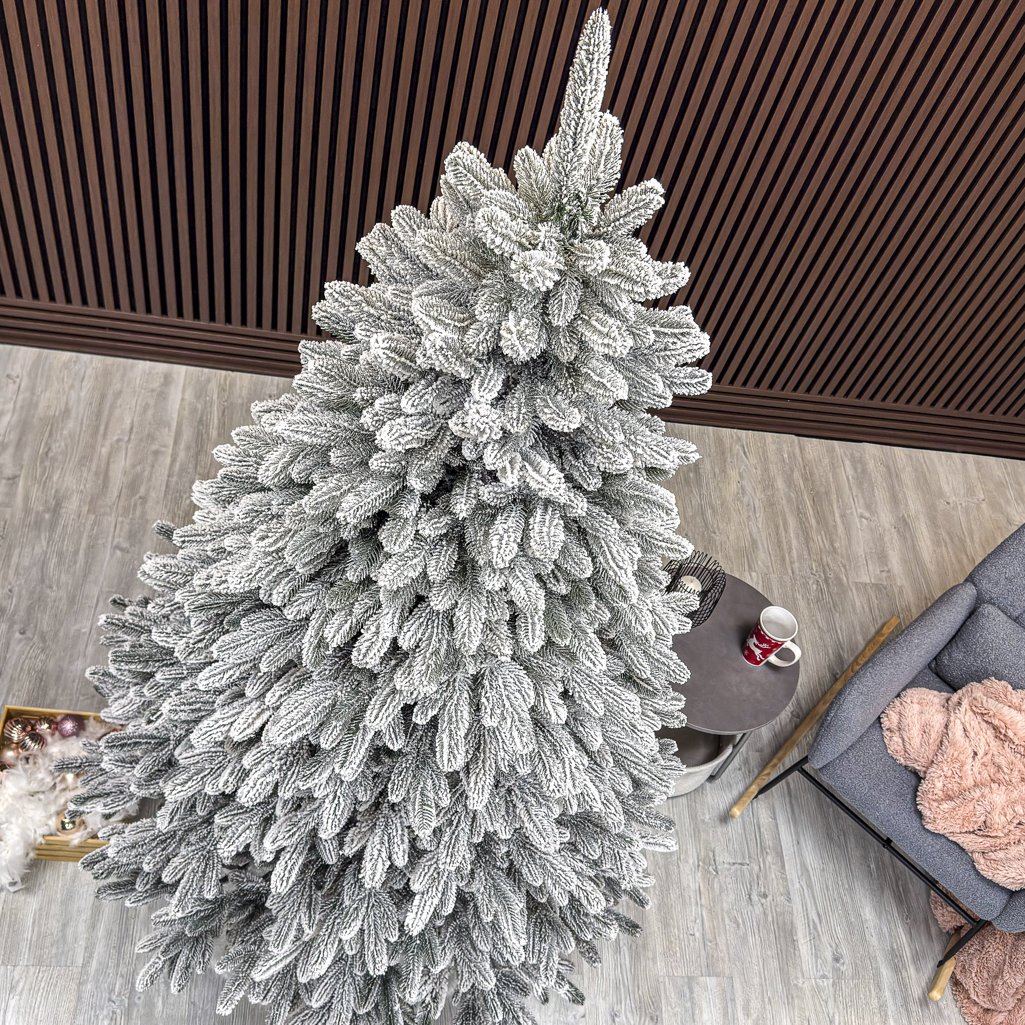 Brad artificial Christmas Deluxe by Sersimo, Laponia Select nins, integral 3D, 230cm - imagine 12