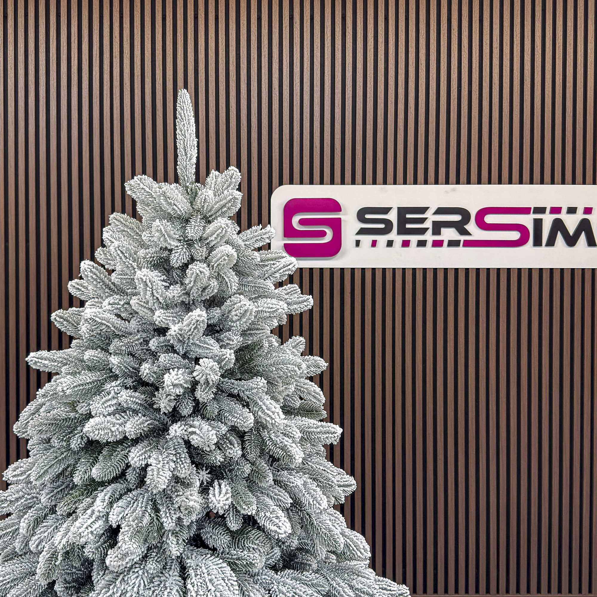 Brad artificial Christmas Deluxe by Sersimo, Laponia Select nins, integral 3D, 230cm - imagine 2