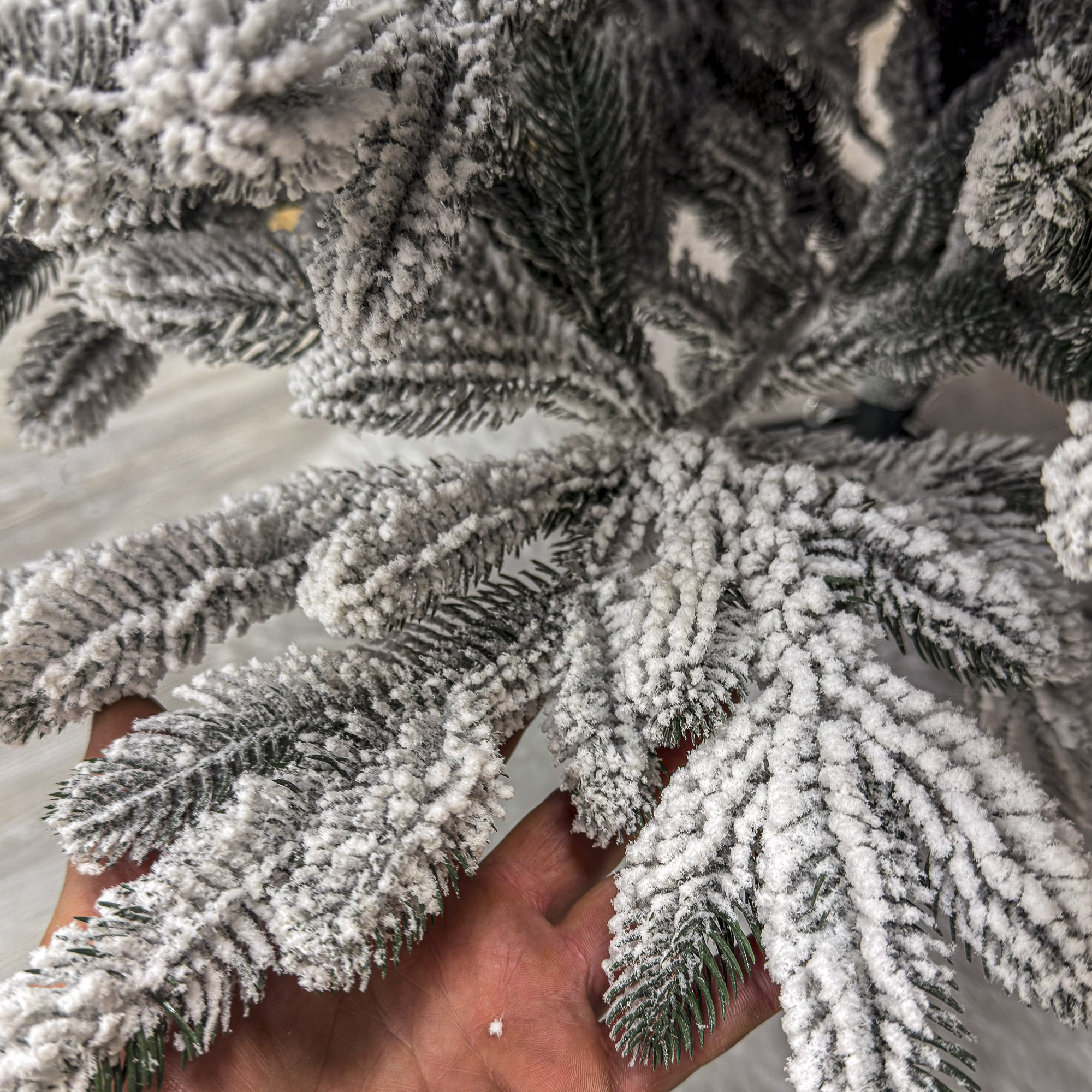 Brad artificial Christmas Deluxe by Sersimo, Laponia Select nins, integral 3D, 230cm - imagine 7