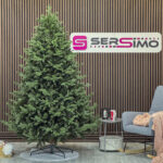 Brad artificial Christmas Deluxe by Sersimo, Royal Felara, 2D+3D, 230cm