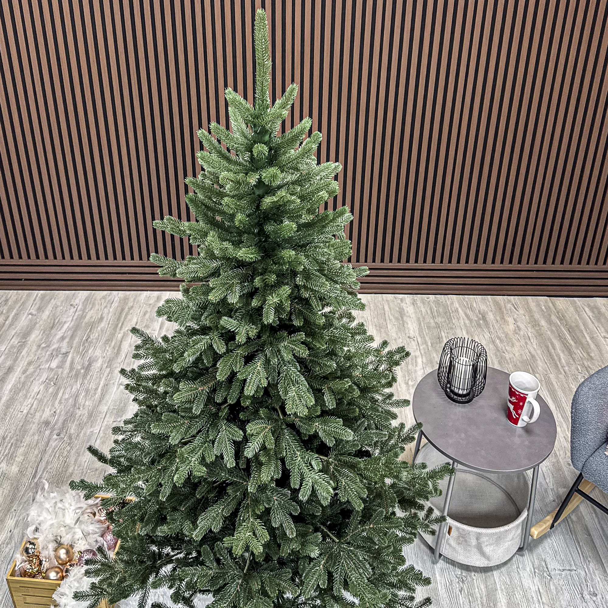 Brad artificial Christmas Deluxe by Sersimo, Viena Select, integral 3D, 180cm - imagine 7