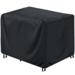 Husa mobilier gradina, impermeabila, cu protectie UV, 70x70x125cm, negru