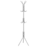 Cuier pentru haine, tip pom, cu 12 carlige, 173 cm, gri
