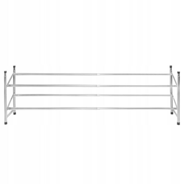 Pantofar extensibil cu 2 rafturi, 62-115cm, cromat - imagine 10
