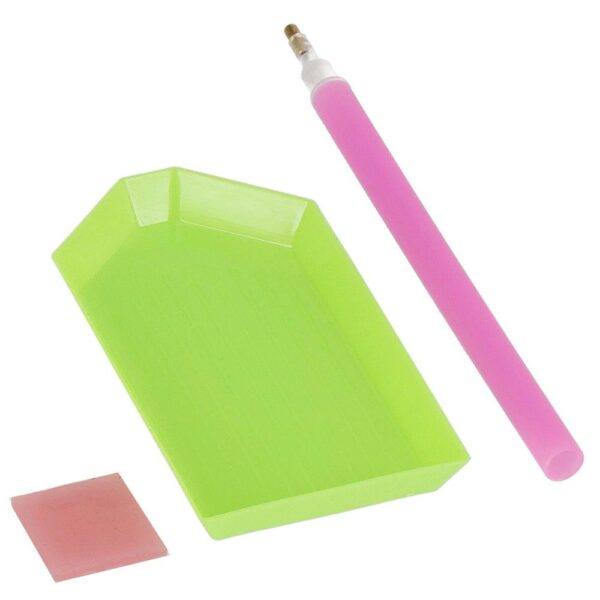 Set de broderie cu diamante 5D, 30x40cm, model Pod de piatra - imagine 13