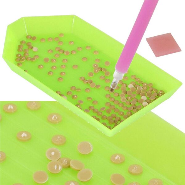 Set de broderie cu diamante 5D, 30x40cm, model Pod de piatra - imagine 17