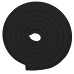 Banda protectie colturi si margini mobila, 200cm, 3.2cm latime, banda dublu adeziva inclusa, negru