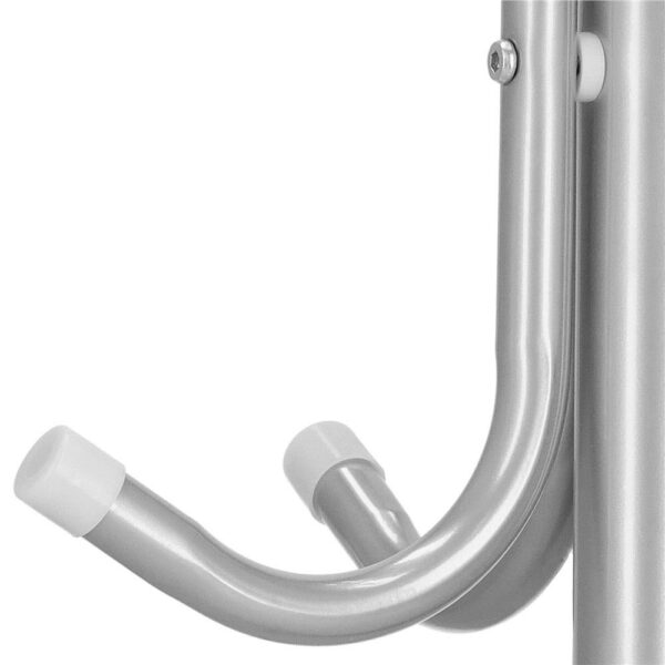 Cuier pentru haine, tip pom, cu 12 carlige, 173 cm, gri - imagine 4
